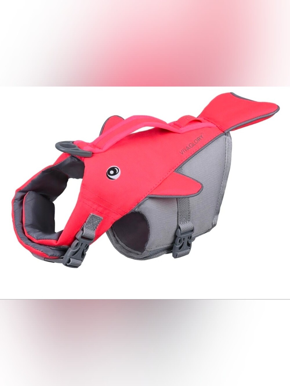 VIVAGLORY Sports Style Dog Life Jacket
